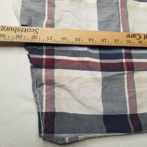 Affliction Shirt Men’s XL Black Premium Plaid Embroidered Button Up Live Fast - Picture 10 of 13